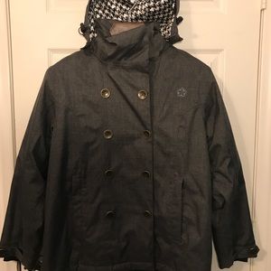 Women’s Sessions Pea Coat Style SnowJacket